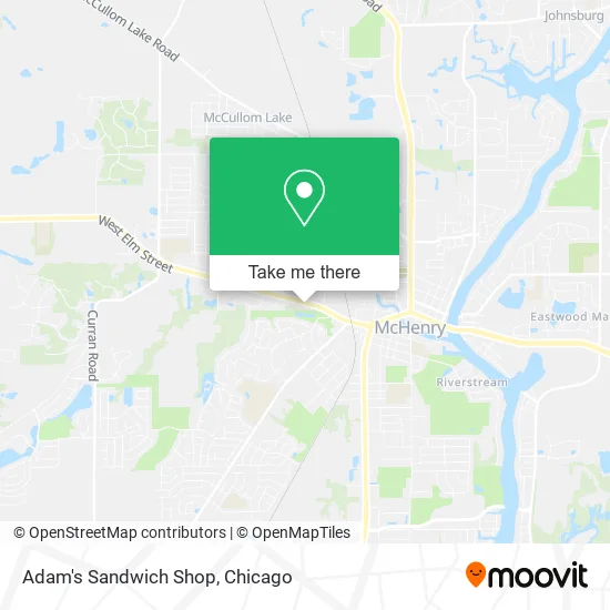 Adam's Sandwich Shop map