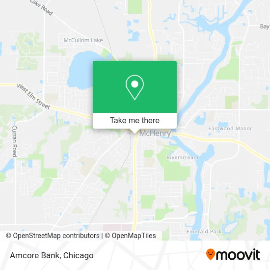 Amcore Bank map