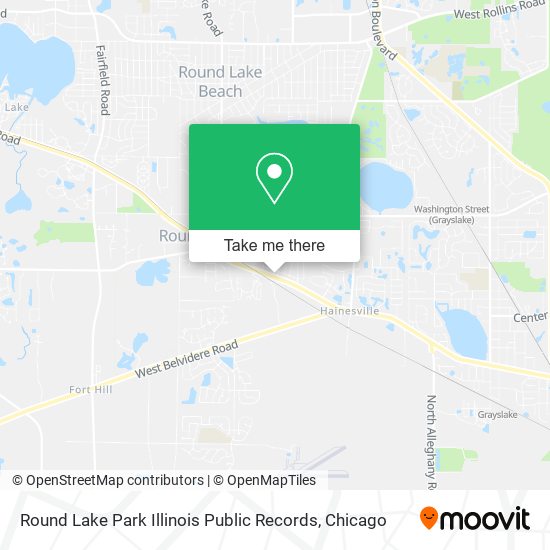 Round Lake Park Illinois Public Records map