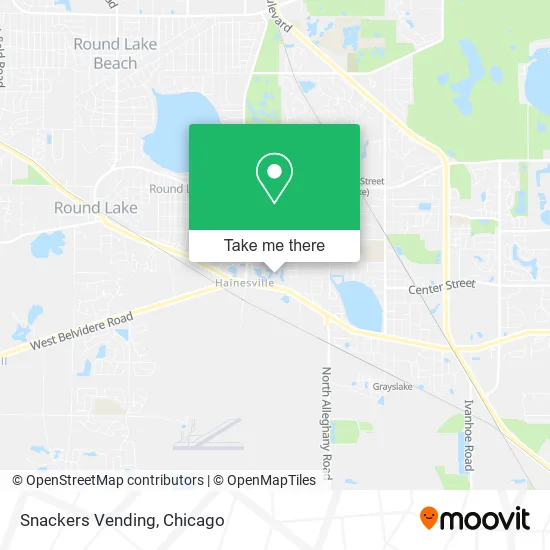 Mapa de Snackers Vending