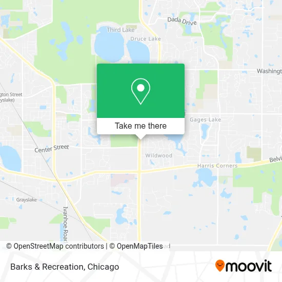 Barks & Recreation map