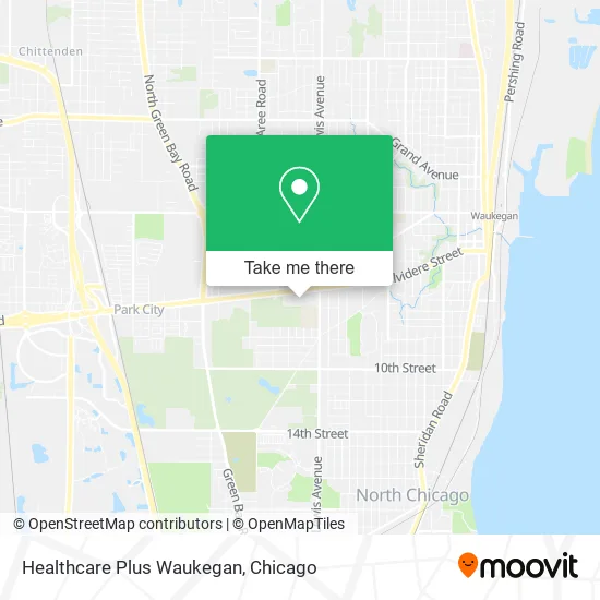 Healthcare Plus Waukegan map