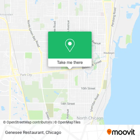 Genesee Restaurant map