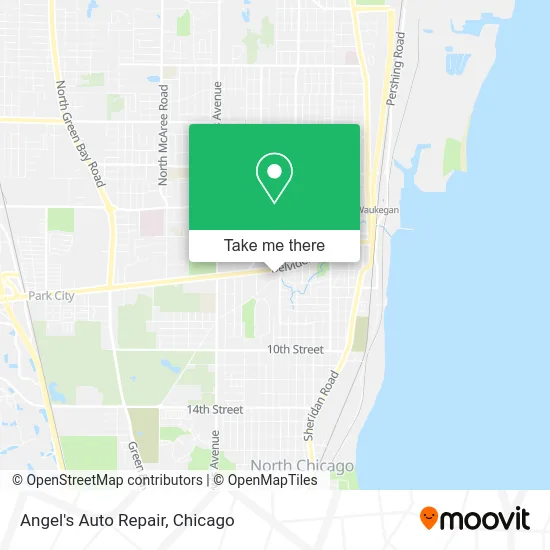 Angel's Auto Repair map