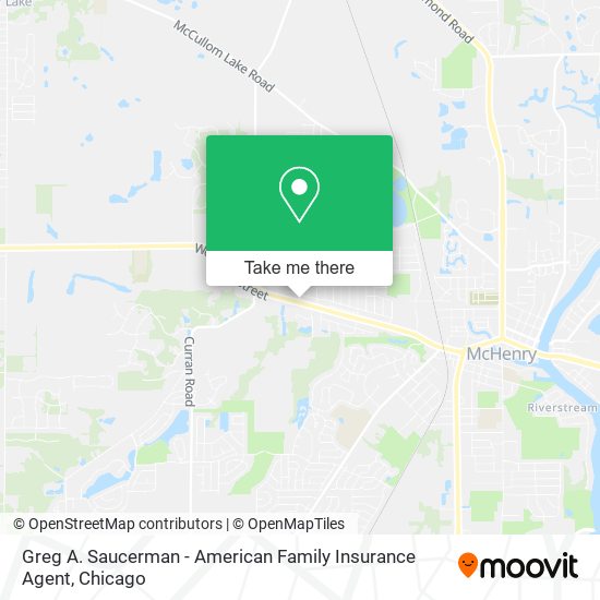 Greg A. Saucerman - American Family Insurance Agent map