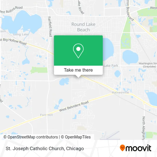 St. Joseph Catholic Church map