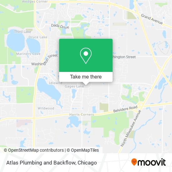 Atlas Plumbing and Backflow map