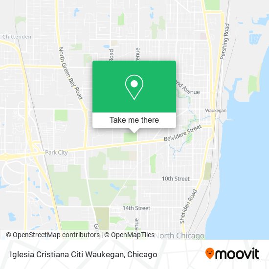 Iglesia Cristiana Citi Waukegan map