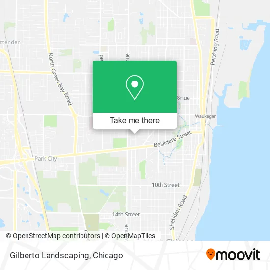 Gilberto Landscaping map