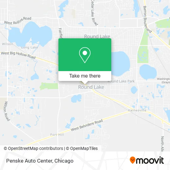 Penske Auto Center map