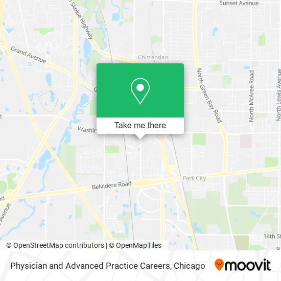 Physician and Advanced Practice Careers map