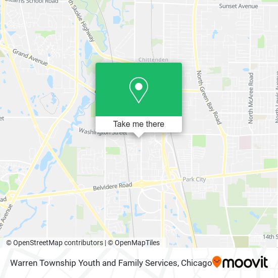 Mapa de Warren Township Youth and Family Services