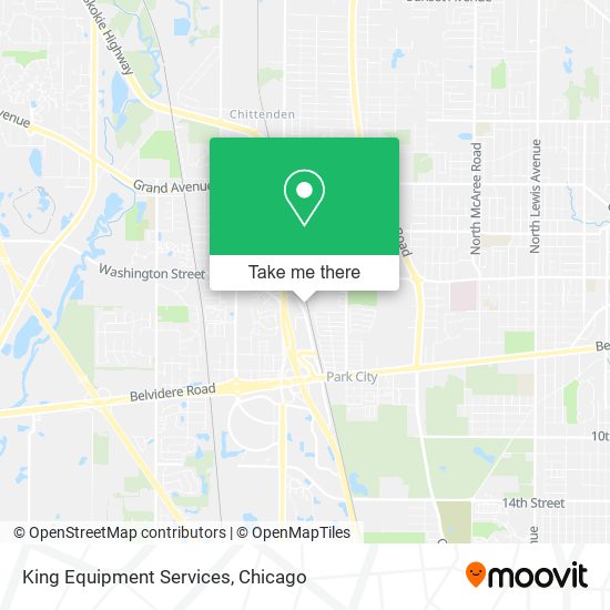 King Equipment Services map