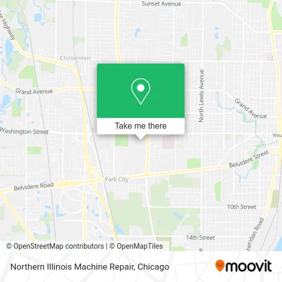 Northern Illinois Machine Repair map