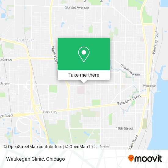 Waukegan Clinic map