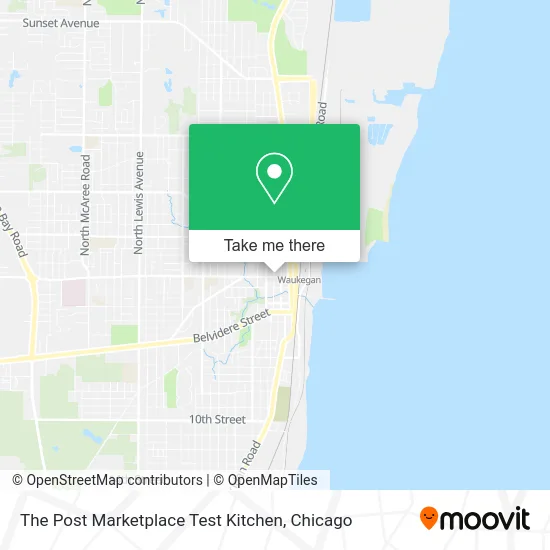 The Post Marketplace Test Kitchen map