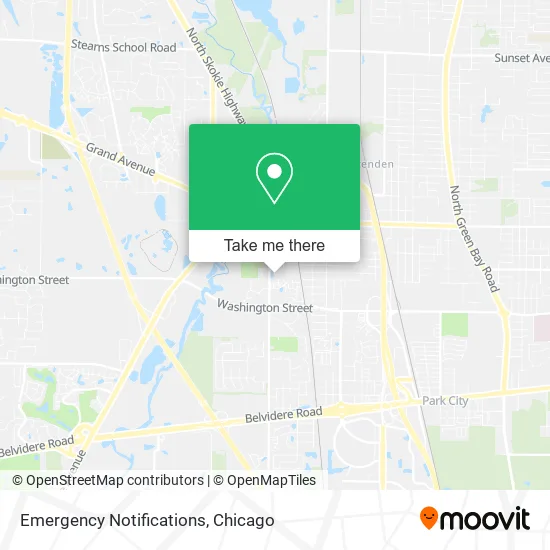 Emergency Notifications map