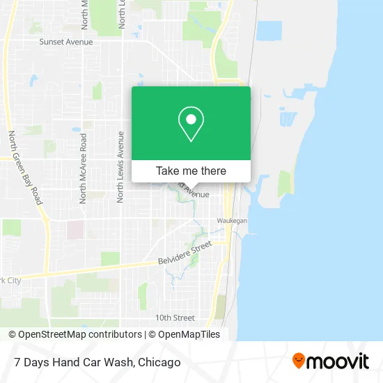 7 Days Hand Car Wash map