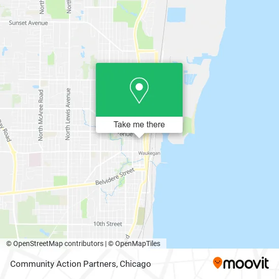 Community Action Partners map