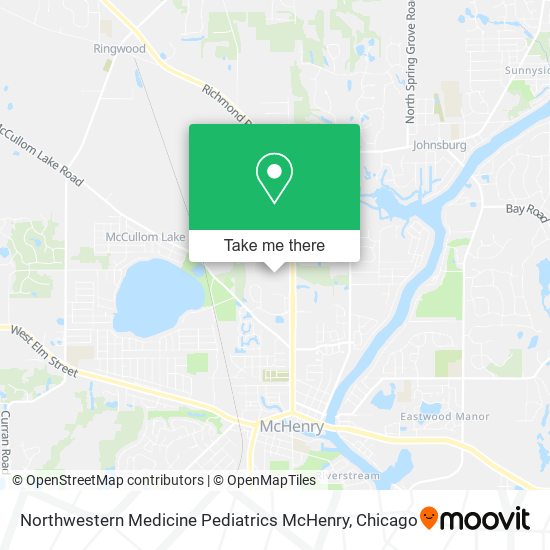 Mapa de Northwestern Medicine Pediatrics McHenry