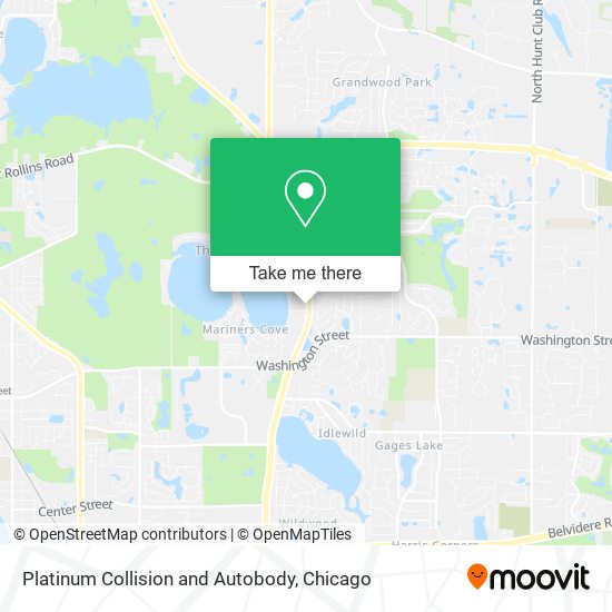 Platinum Collision and Autobody map
