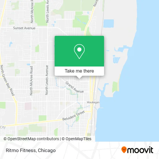 Ritmo Fitness map