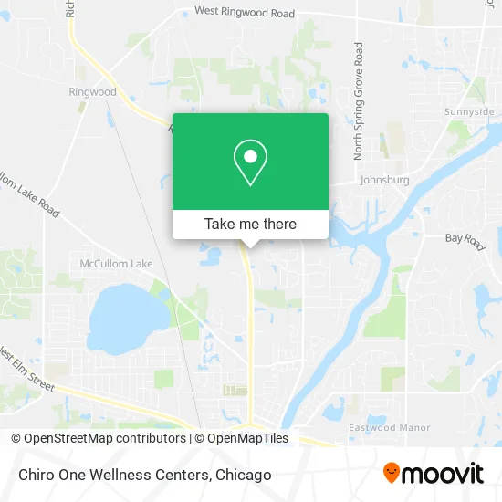 Chiro One Wellness Centers map