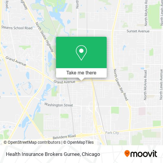 Mapa de Health Insurance Brokers Gurnee