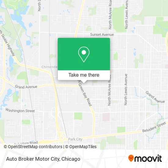 Auto Broker Motor City map