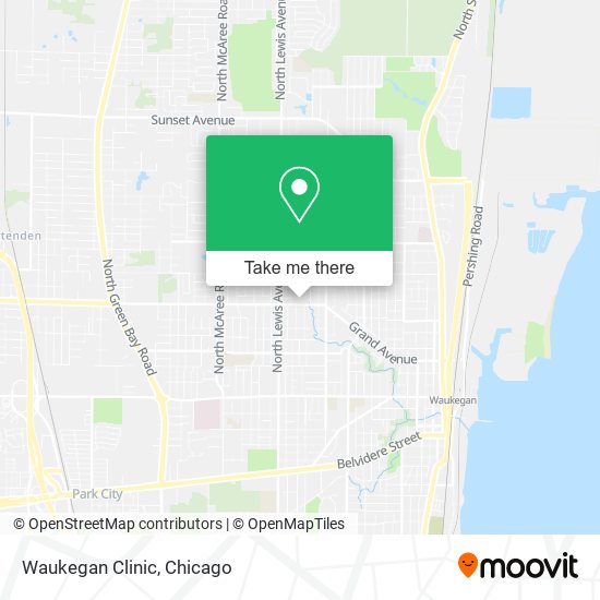 Mapa de Waukegan Clinic