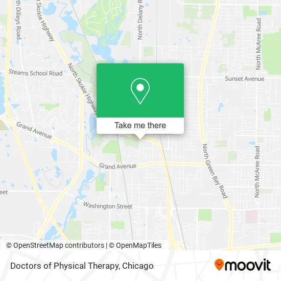 Mapa de Doctors of Physical Therapy