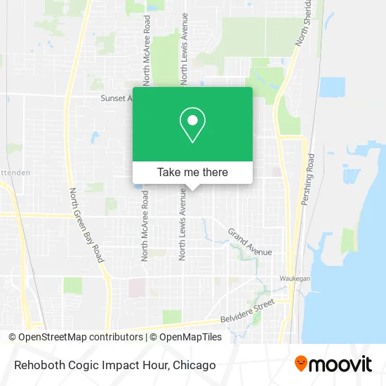 Rehoboth Cogic Impact Hour map