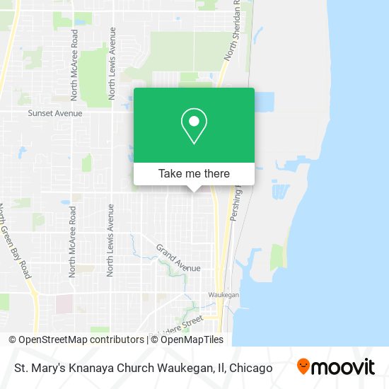 St. Mary's Knanaya Church Waukegan, Il map