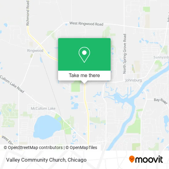 Valley Community Church map
