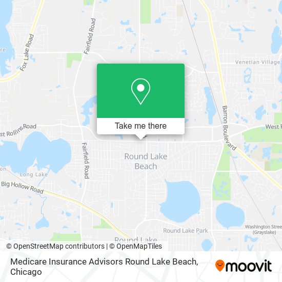 Medicare Insurance Advisors Round Lake Beach map