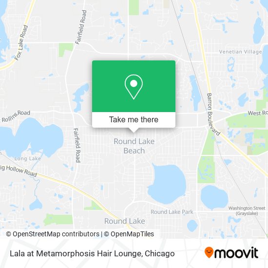 Lala at Metamorphosis Hair Lounge map