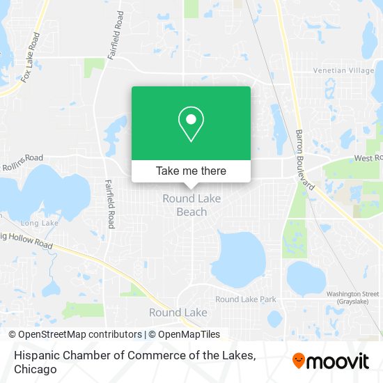 Hispanic Chamber of Commerce of the Lakes map