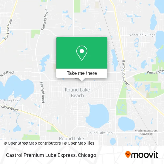 Mapa de Castrol Premium Lube Express