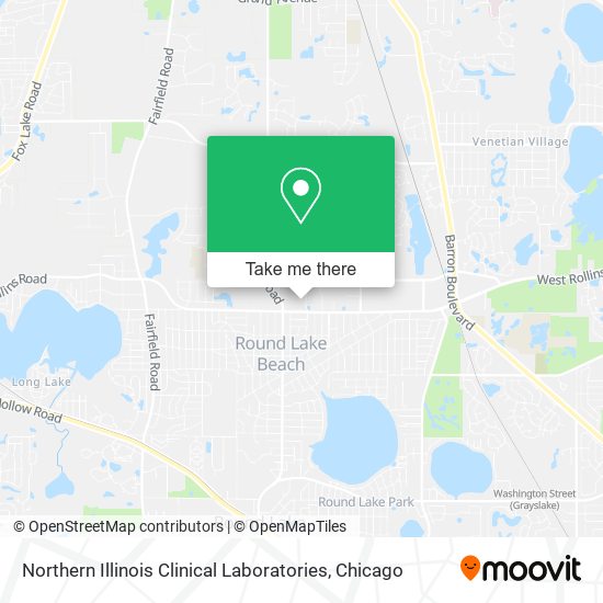 Northern Illinois Clinical Laboratories map