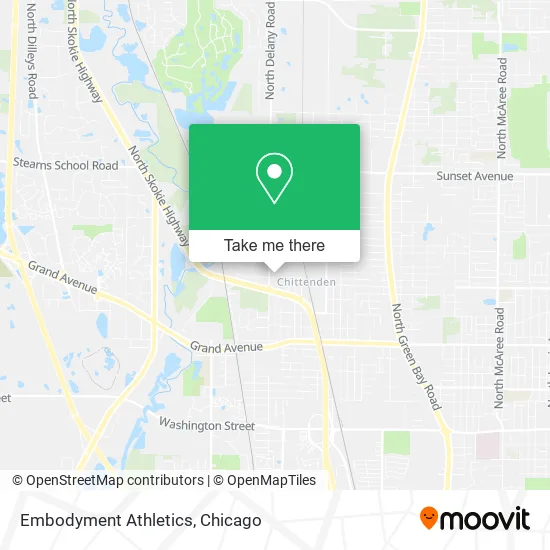 Mapa de Embodyment Athletics