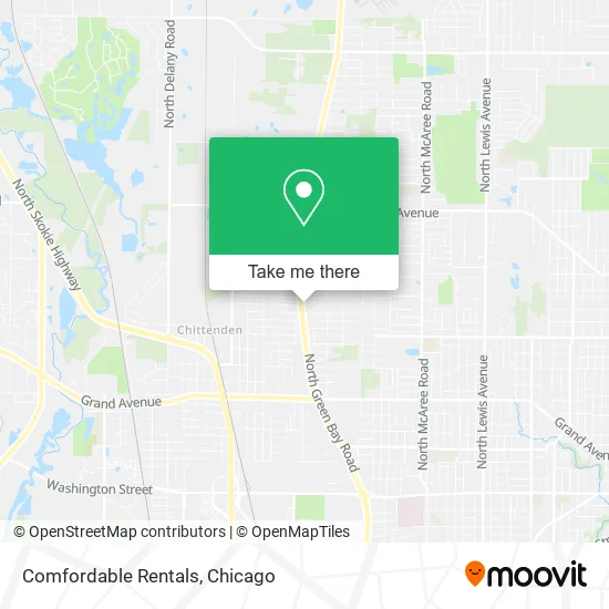 Comfordable Rentals map