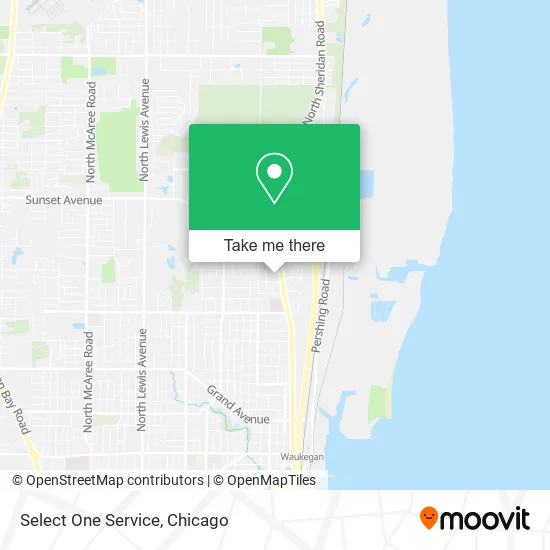 Select One Service map