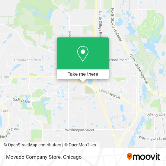 Movado Company Store map