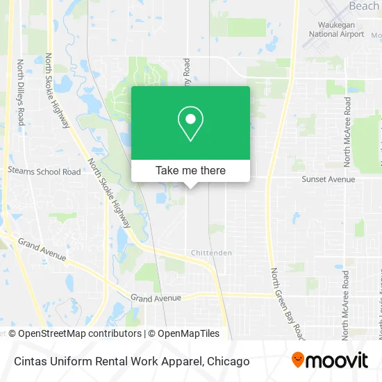 Cintas Uniform Rental Work Apparel map