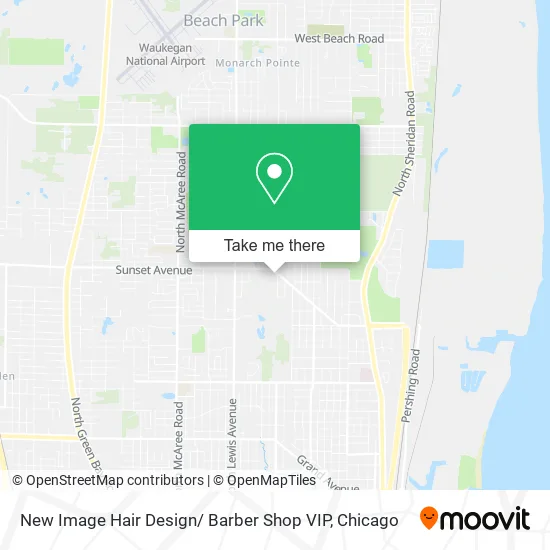 New Image Hair Design/ Barber Shop VIP map