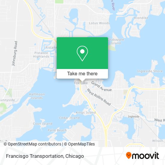 Francisgo Transportation map