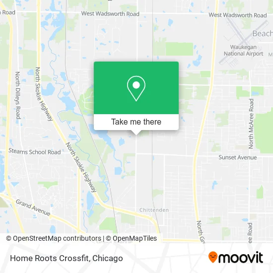 Home Roots Crossfit map