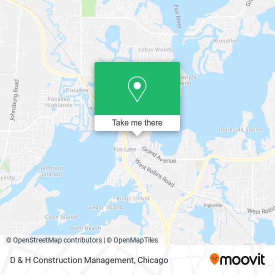 D & H Construction Management map