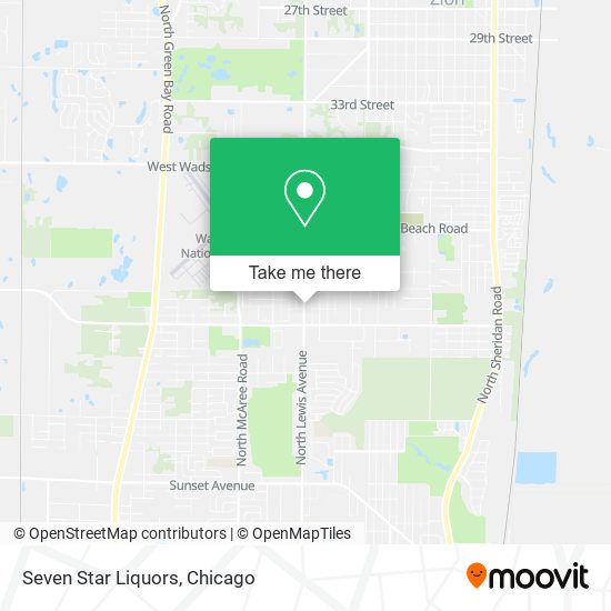 Seven Star Liquors map