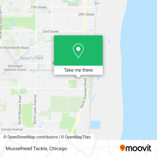 Musselhead Tackle map